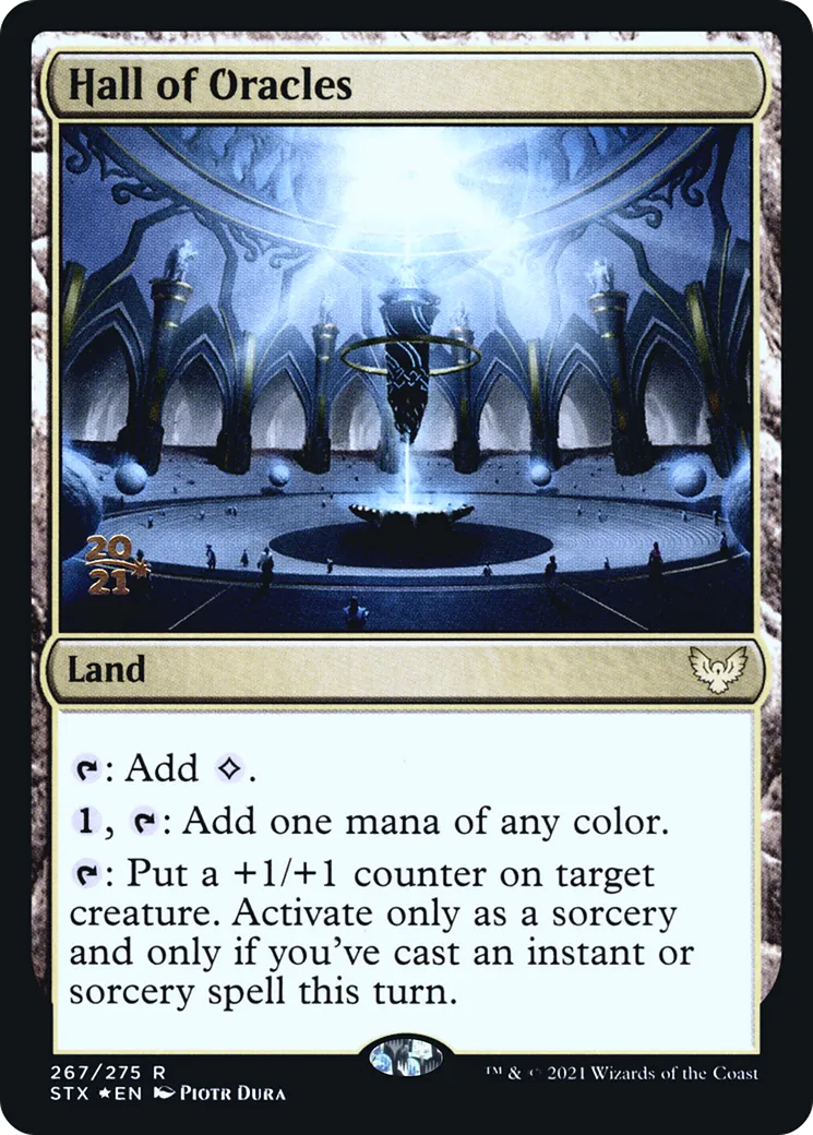 Hall of Oracles — Strixhaven: School of Mages Promos — Magic: The Gathering