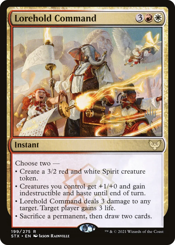 Lorehold Command — Strixhaven: School of Mages Promos — Magic: The Gathering