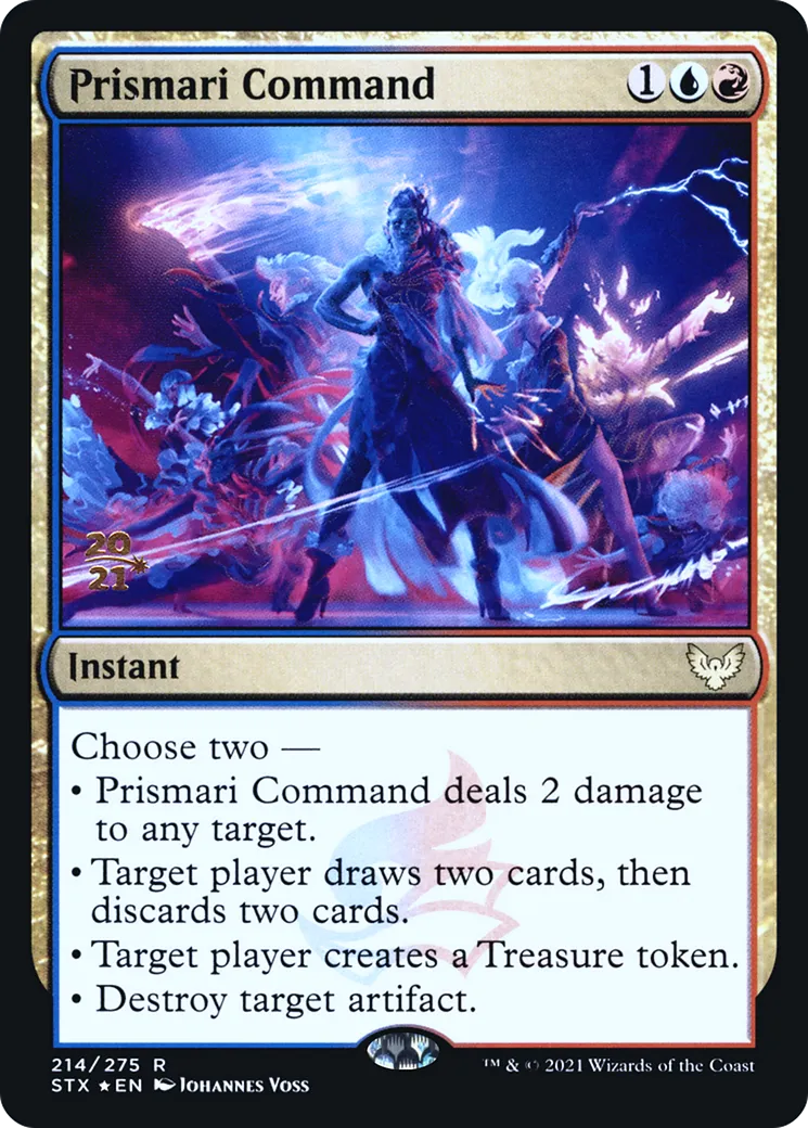 Commandement de Prismari — Strixhaven: School of Mages Promos — Magic: The Gathering