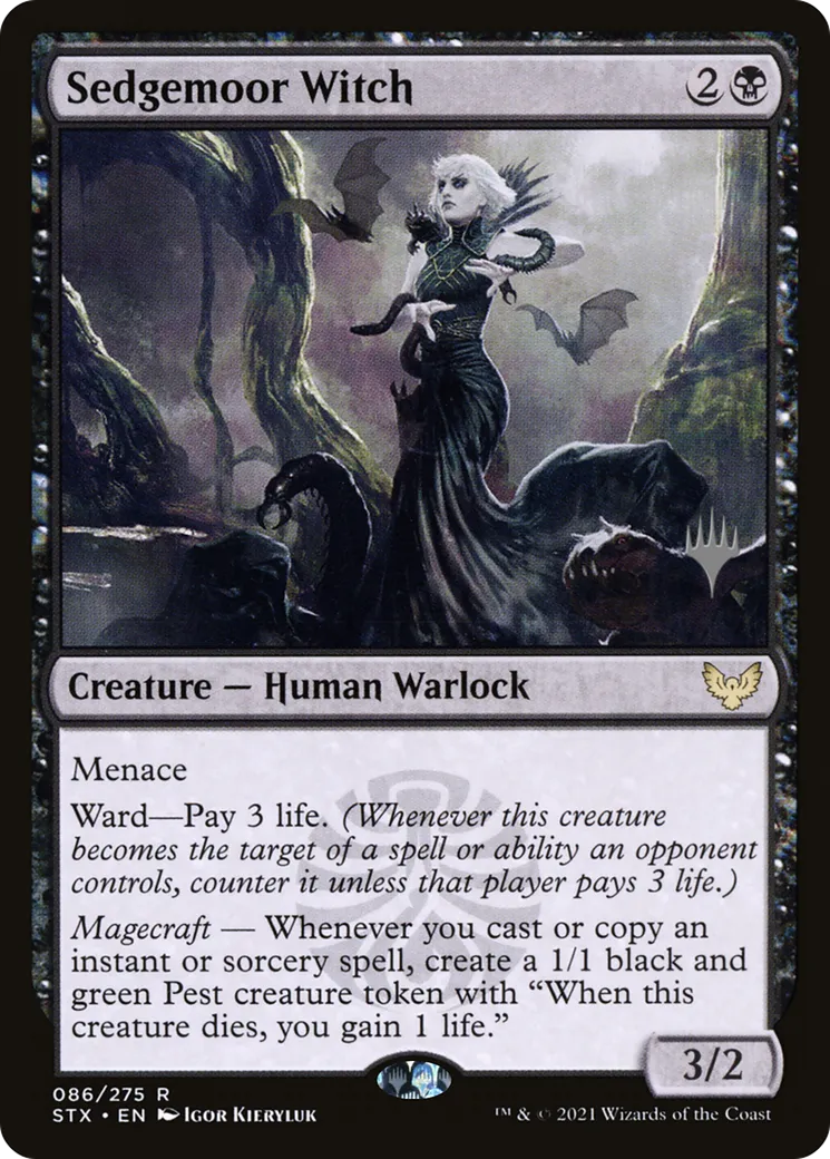 Envoûteuse de Tourbejonc — Strixhaven: School of Mages Promos — Magic: The Gathering