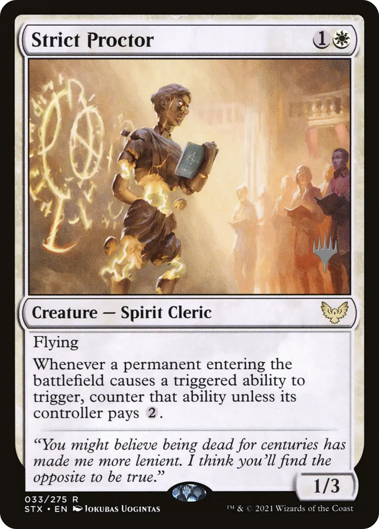 Questeuse stricte — Strixhaven: School of Mages Promos — Magic: The Gathering
