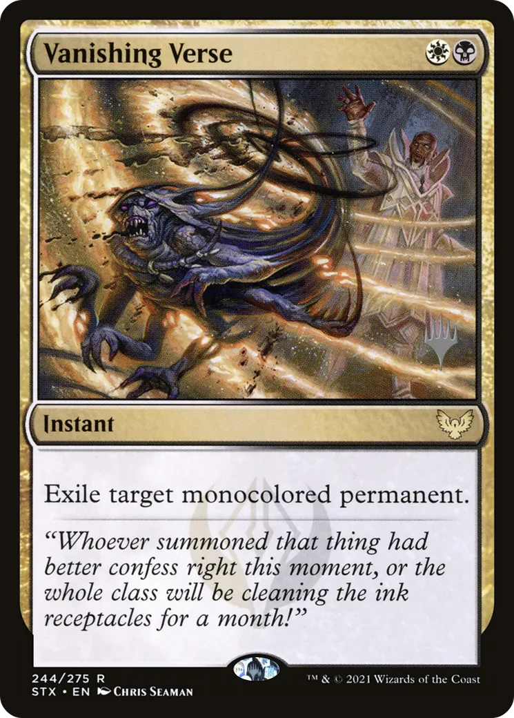 Vanishing Verse — Strixhaven: School of Mages Promos — Magic: The Gathering