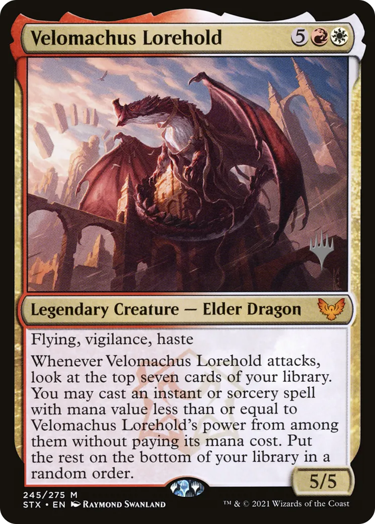 Velomachus Lorehold — Strixhaven: School of Mages Promos — Magic: The Gathering