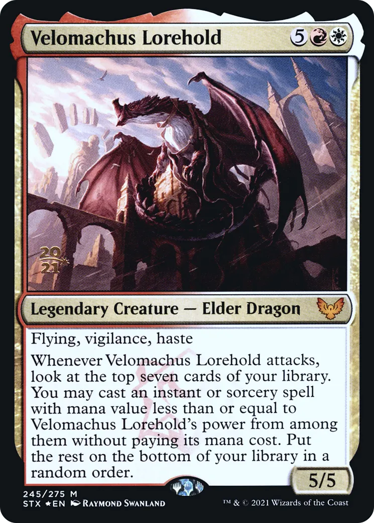Velomachus Forsapience — Strixhaven: School of Mages Promos — Magic: The Gathering