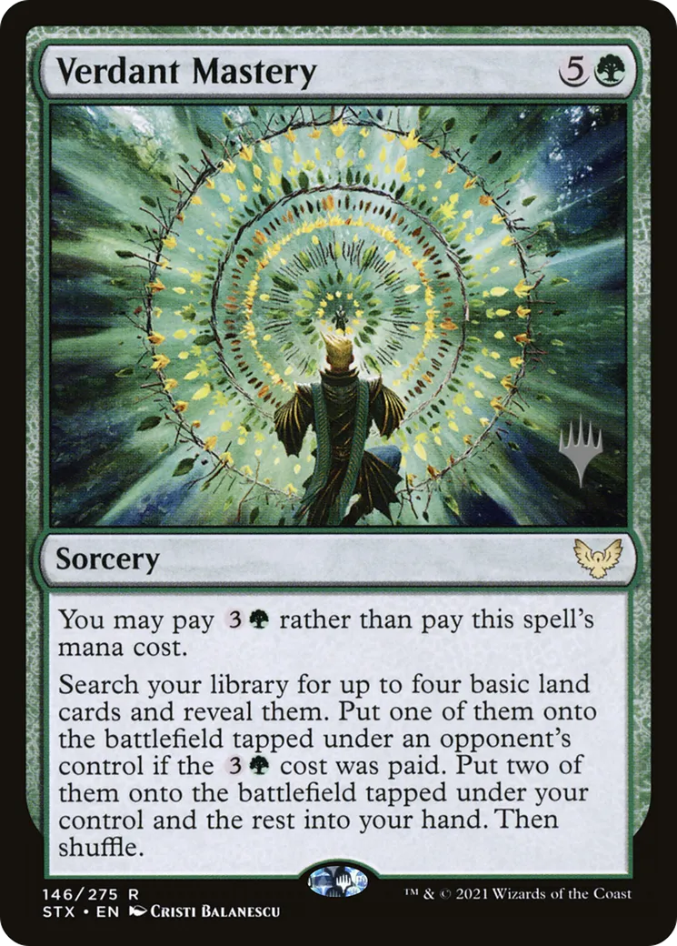 Maîtrise verdoyante — Strixhaven: School of Mages Promos — Magic: The Gathering