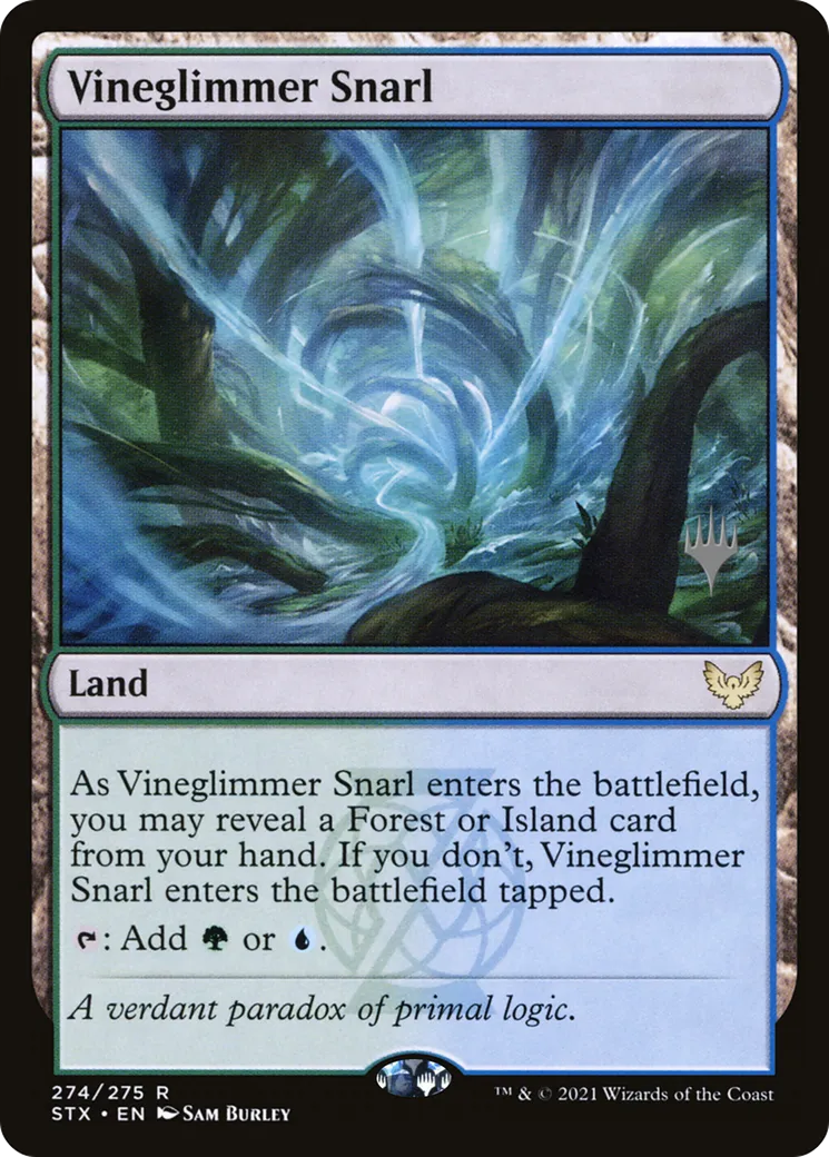 Vineglimmer Snarl — Strixhaven: School of Mages Promos — Magic: The Gathering