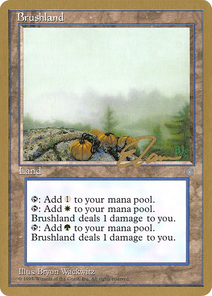 Brushland — Pro Tour Collector Set — Magic: The Gathering