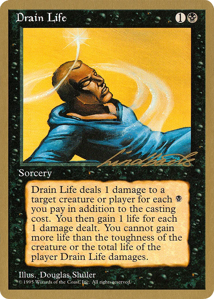 Drain Life — Pro Tour Collector Set — Magic: The Gathering