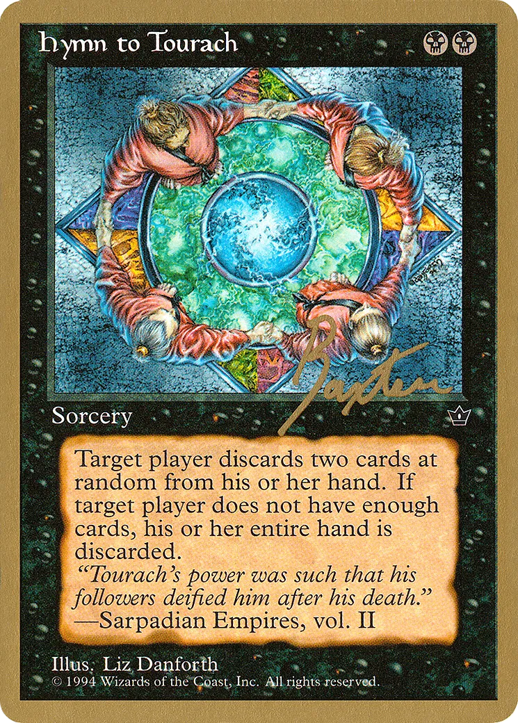Hymn to Tourach — Pro Tour Collector Set — Magic: The Gathering