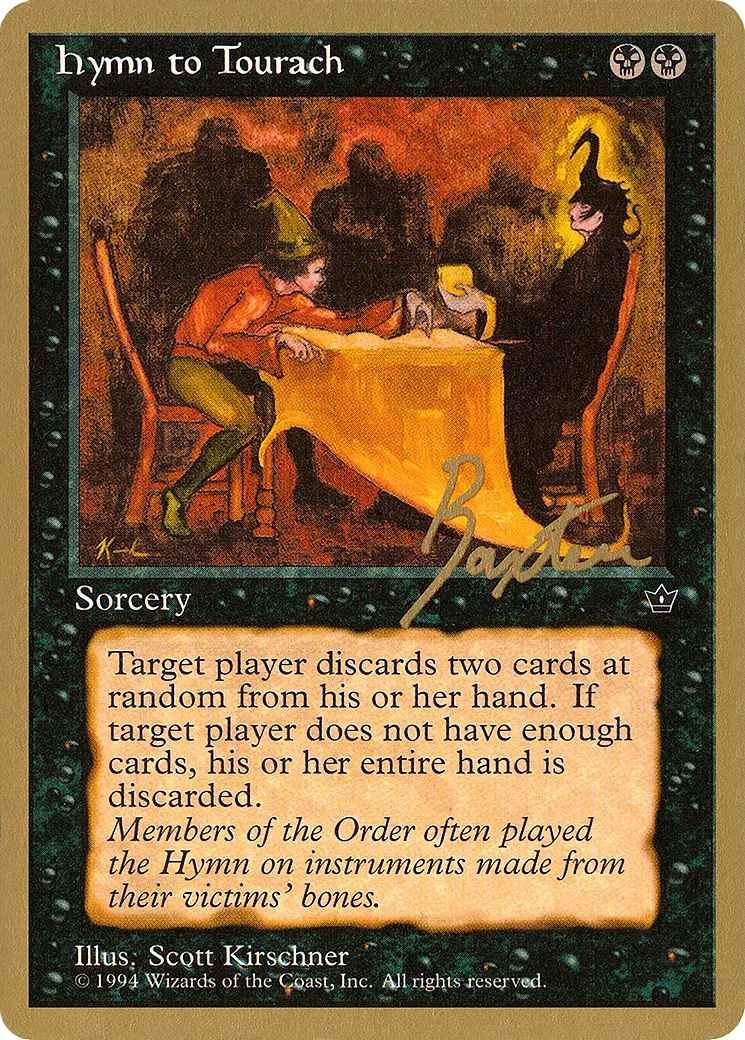 Hymn to Tourach — Pro Tour Collector Set — Magic: The Gathering