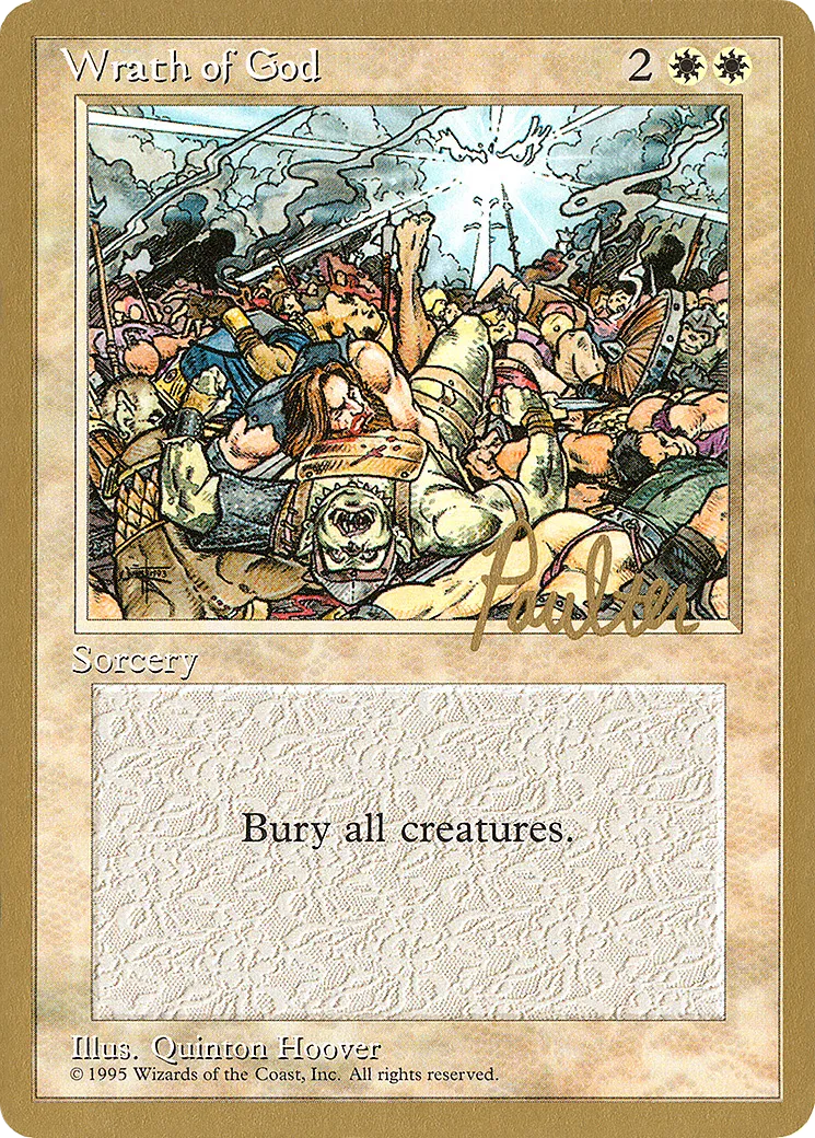 Wrath of God — Pro Tour Collector Set — Magic: The Gathering
