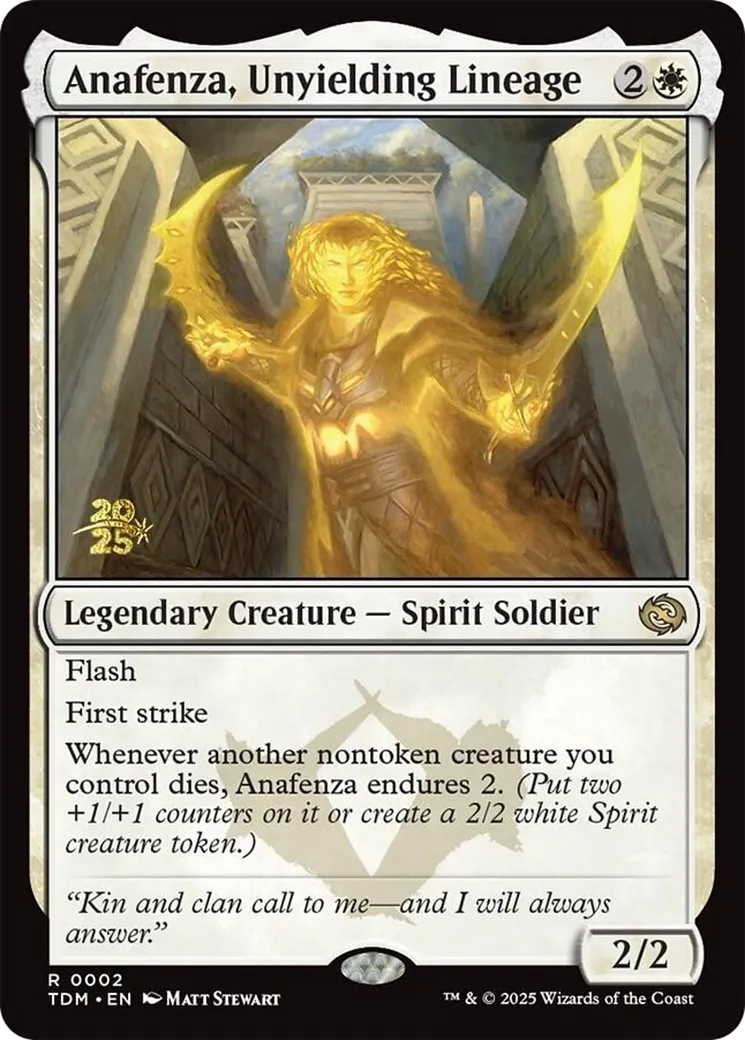 Anafenza, lignée inflexible — Tarkir: Dragonstorm Promos — Magic: The Gathering