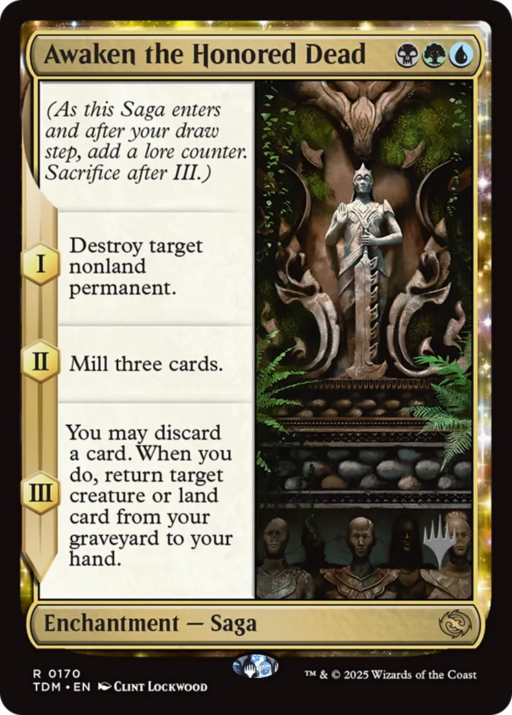 Éveiller les morts honorés — Tarkir: Dragonstorm Promos — Magic: The Gathering
