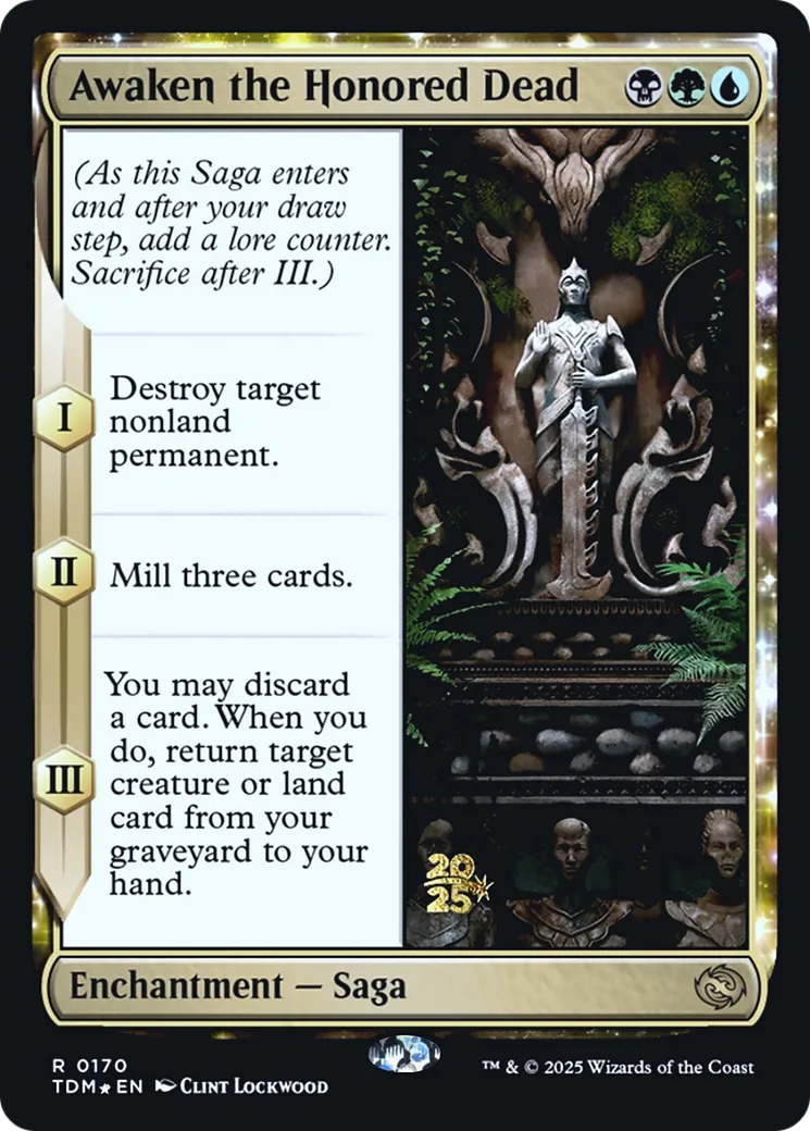 Awaken the Honored Dead — Tarkir: Dragonstorm Promos — Magic: The Gathering