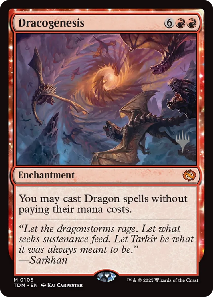 Dracogénèse — Tarkir: Dragonstorm Promos — Magic: The Gathering