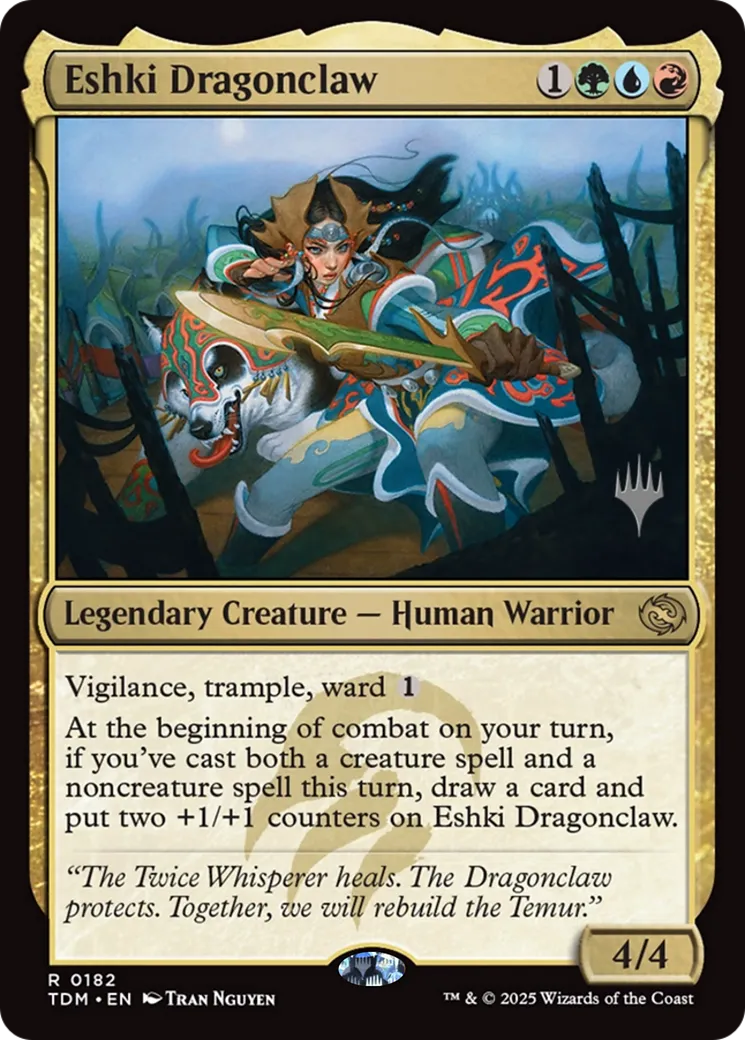 Eshki Griffedragon — Tarkir: Dragonstorm Promos — Magic: The Gathering