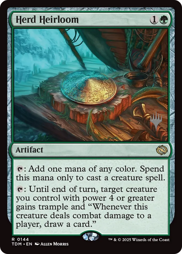Héritage du troupeau — Tarkir: Dragonstorm Promos — Magic: The Gathering