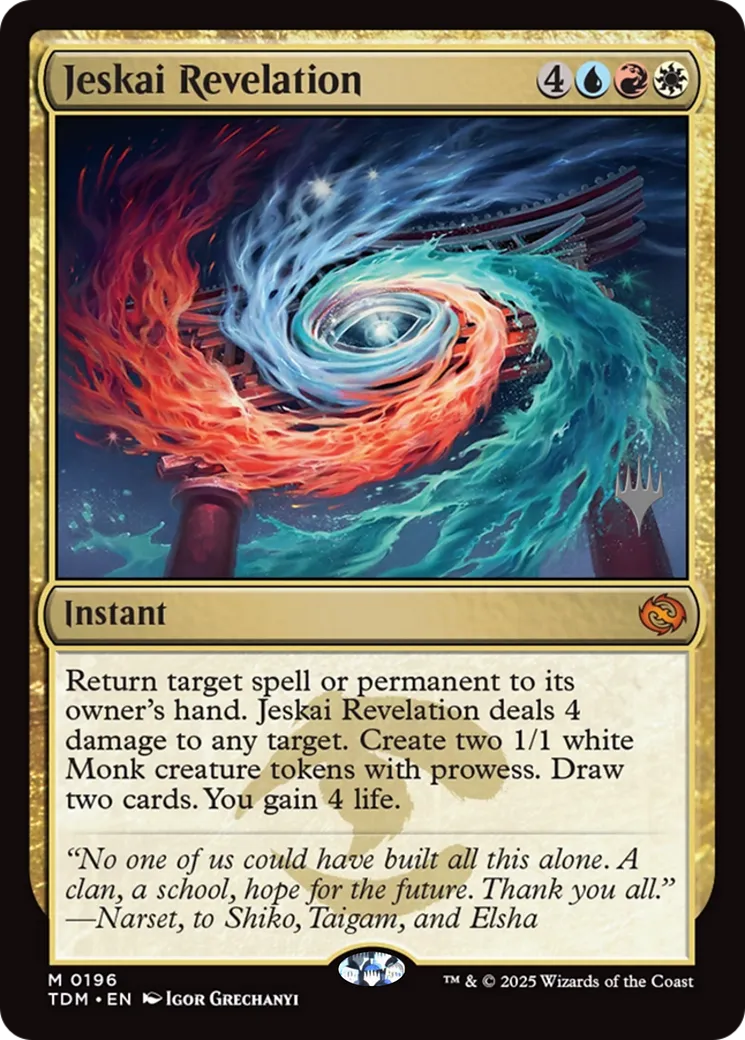 Révélation jeskaï — Tarkir: Dragonstorm Promos — Magic: The Gathering