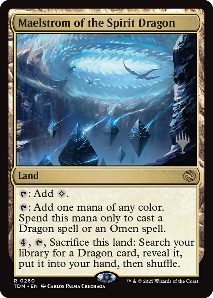 Maelström du dragon-esprit — Tarkir: Dragonstorm Promos — Magic: The Gathering