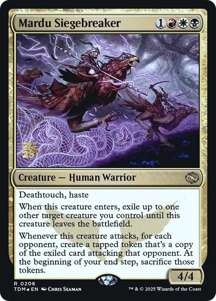 Mardu Siegebreaker — Tarkir: Dragonstorm Promos — Magic: The Gathering