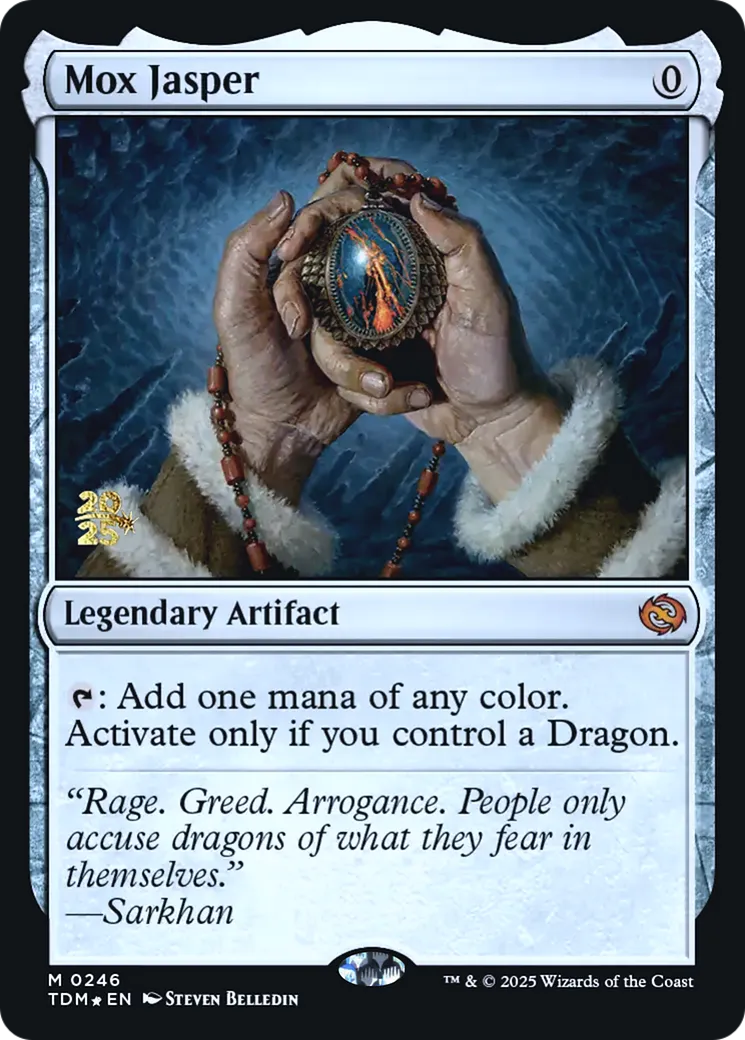 Mox de jaspe — Tarkir: Dragonstorm Promos — Magic: The Gathering