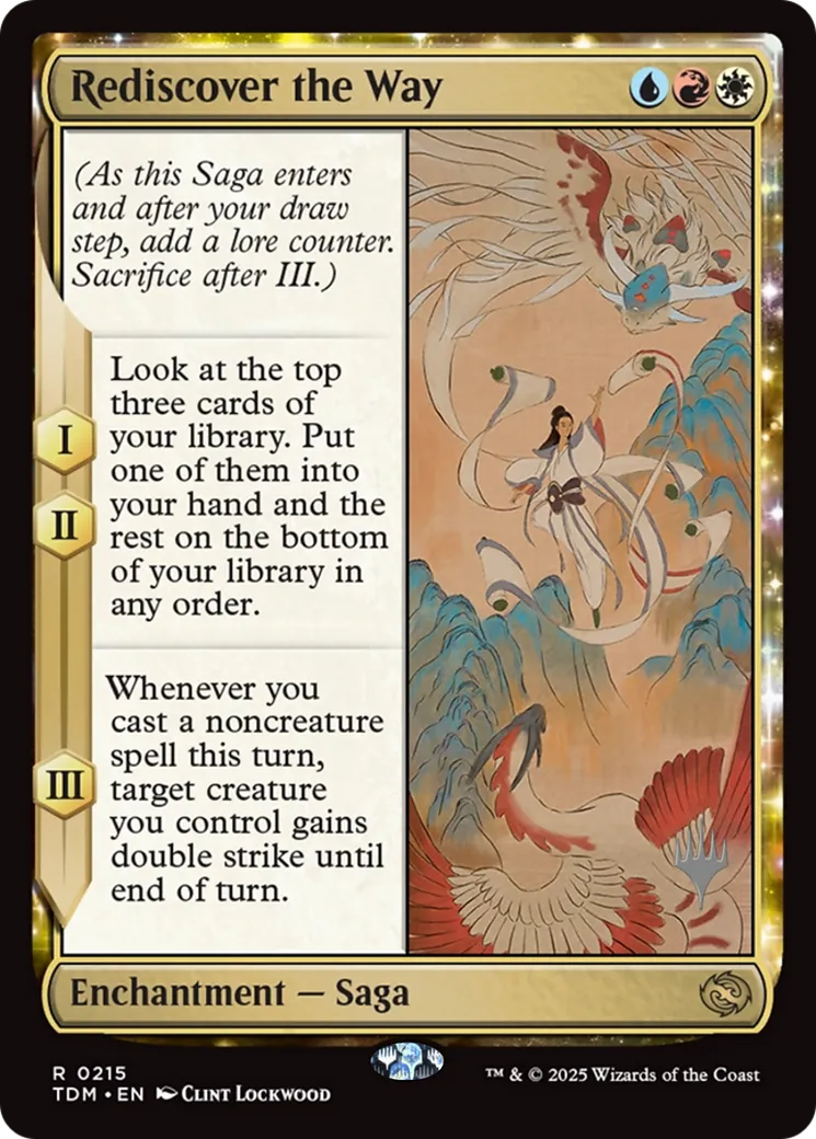 Redécouvrir la Voie — Tarkir: Dragonstorm Promos — Magic: The Gathering