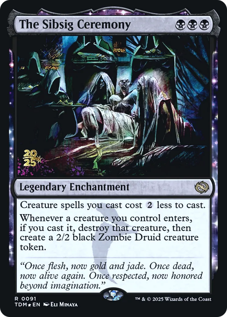 La Cérémonie sibsig — Tarkir: Dragonstorm Promos — Magic: The Gathering
