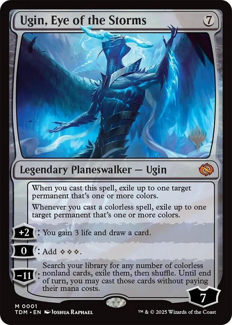 Ugin, l'Œil des tempêtes — Tarkir: Dragonstorm Promos — Magic: The Gathering