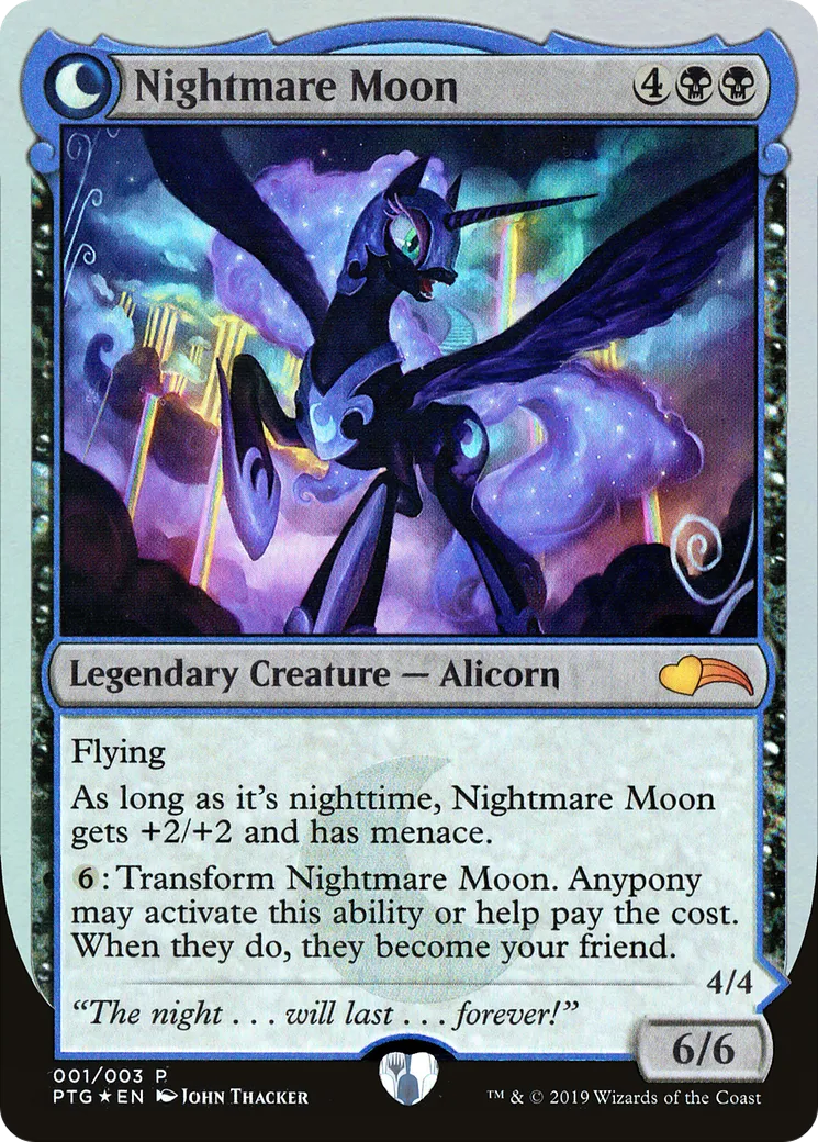 Nightmare Moon // Princess Luna — Ponies: The Galloping — Magic: The Gathering