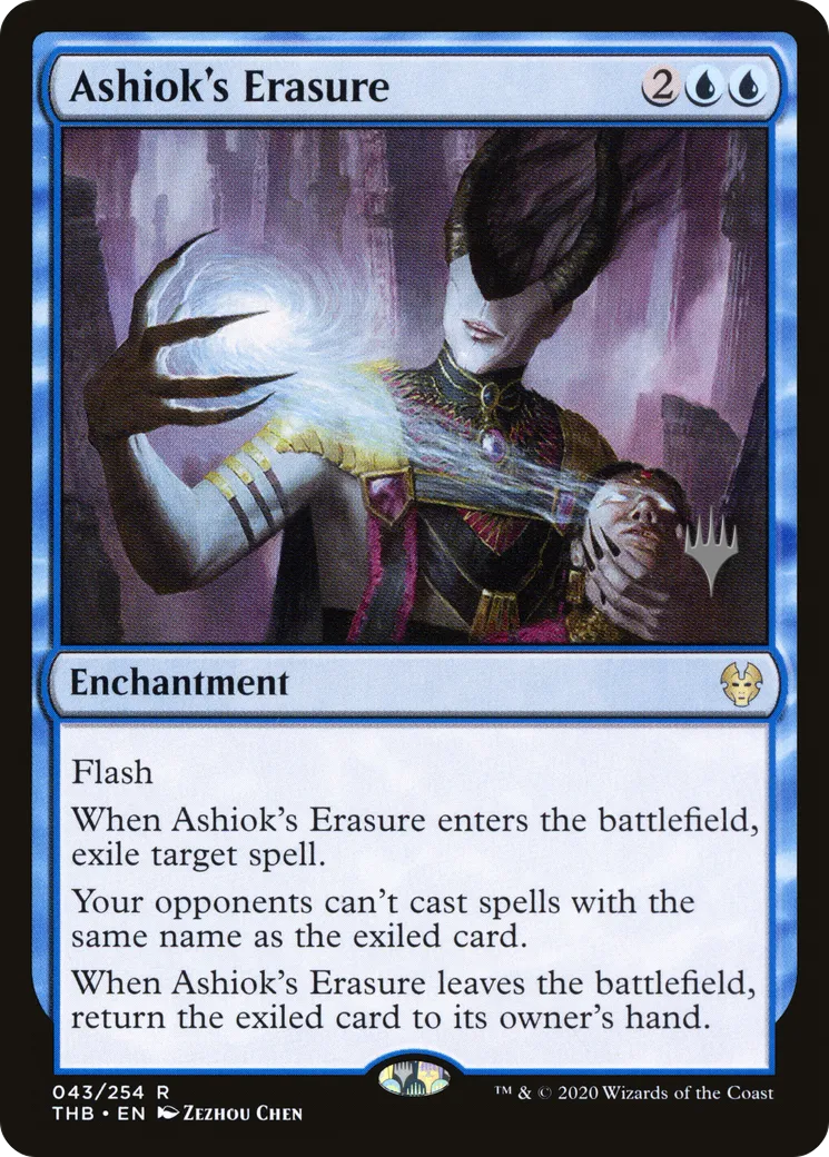 Ashiok's Erasure — Theros Beyond Death Promos — Magic: The Gathering