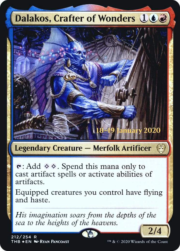 Dalakos, Crafter of Wonders — Theros Beyond Death Promos — Magic: The Gathering