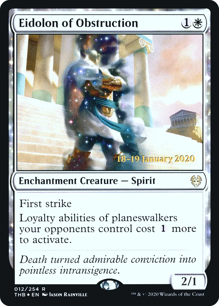 Eidôlon de l'obstruction from Theros Beyond Death Promos - Magic: The Gathering