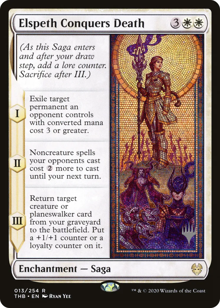 Elspeth conquiert la Mort from Theros Beyond Death Promos - Magic: The Gathering