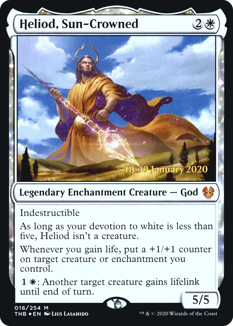 Héliode, Souverain du soleil — Theros Beyond Death Promos — Magic: The Gathering