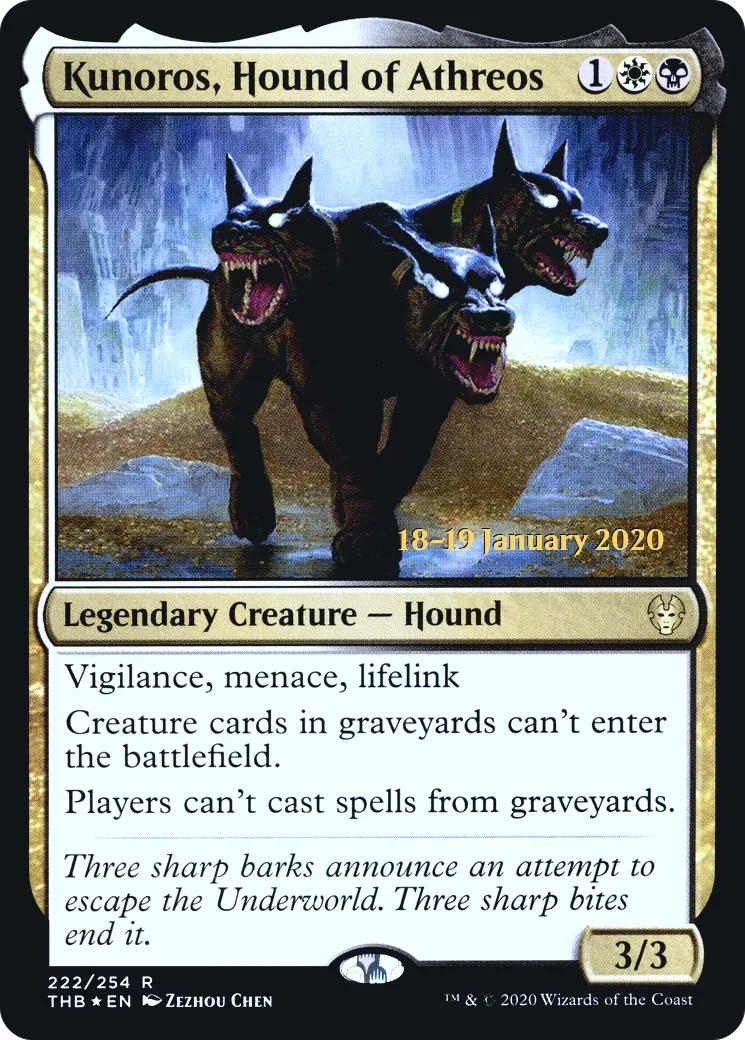 Kounoros, chien d'Athréos — Theros Beyond Death Promos — Magic: The Gathering
