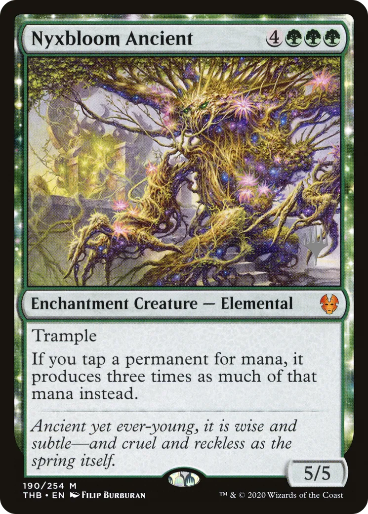Ancien aux fleurs de Nyx — Theros Beyond Death Promos — Magic: The Gathering