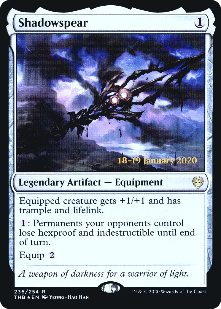 Ombrelance — Theros Beyond Death Promos — Magic: The Gathering