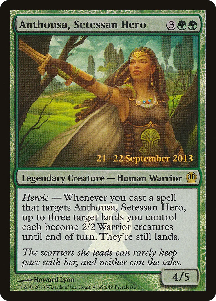 Anthousa, héroïne setessienne — Theros Promos — Magic: The Gathering