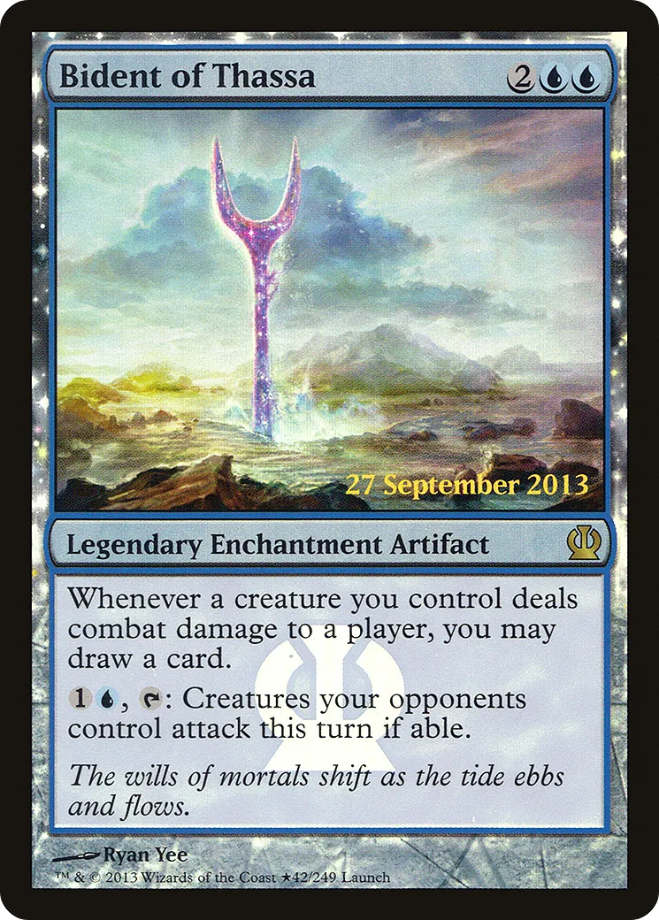 Bident de Thassa — Theros Promos — Magic: The Gathering