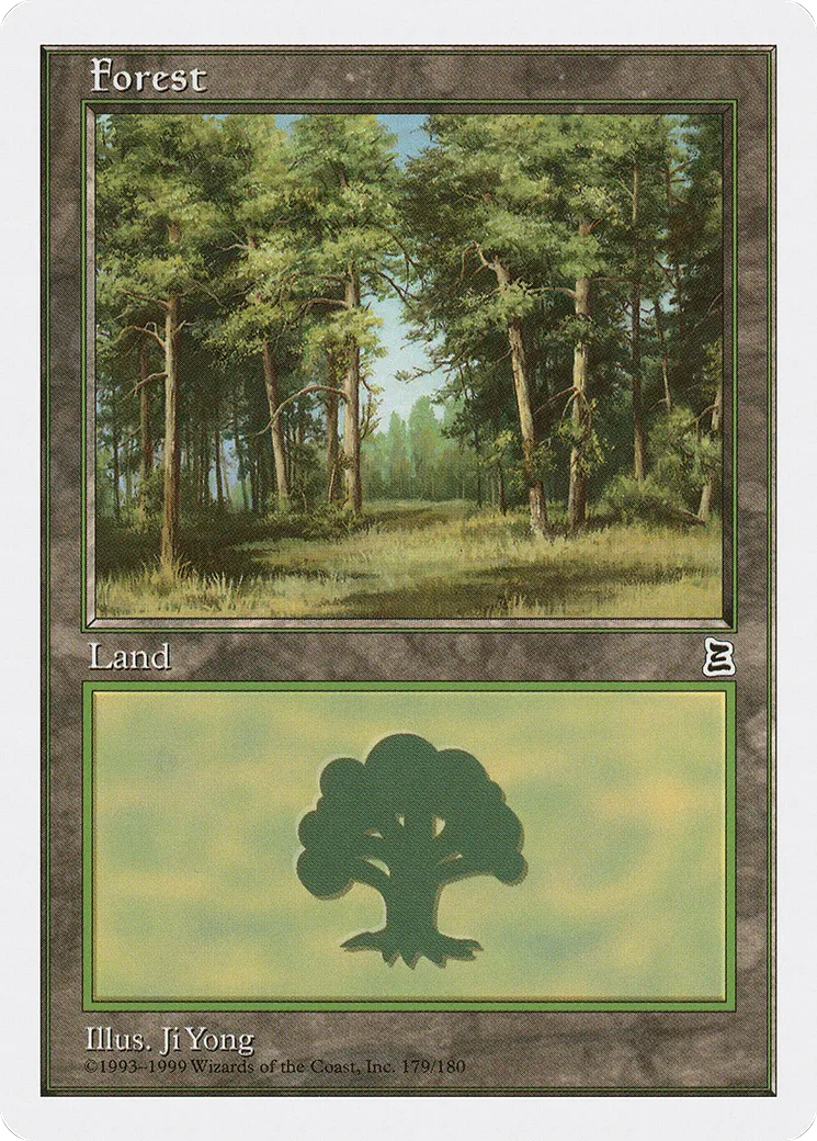Forest — Portal Three Kingdoms — Magic: The Gathering