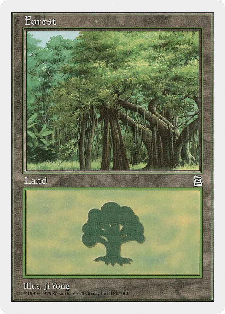 Forest — Portal Three Kingdoms — Magic: The Gathering