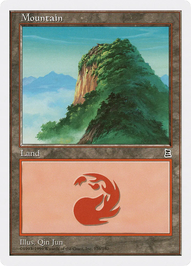 Montagne — Portal Three Kingdoms — Magic: The Gathering