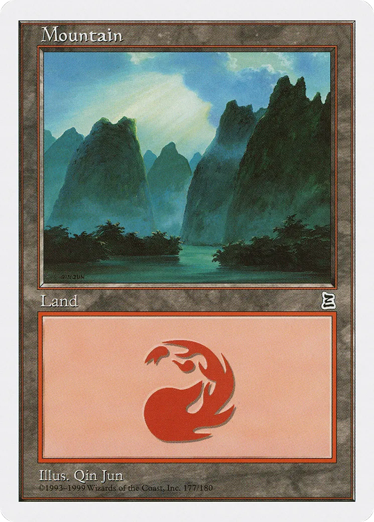 Montagne — Portal Three Kingdoms — Magic: The Gathering