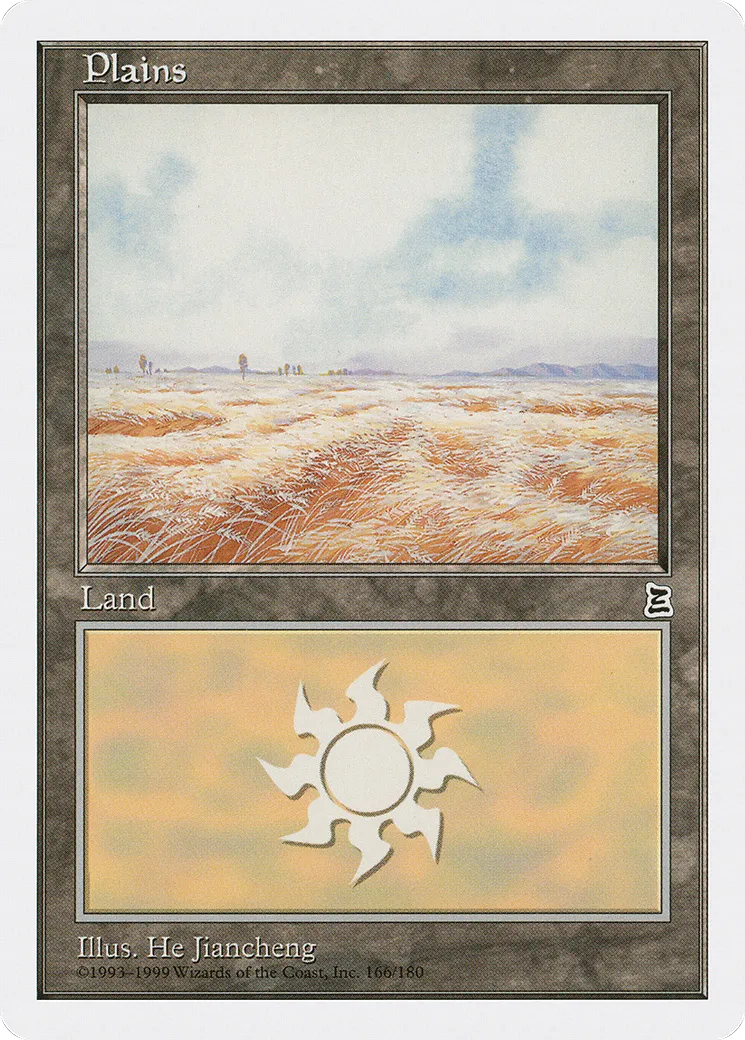Plains — Portal Three Kingdoms — Magic: The Gathering