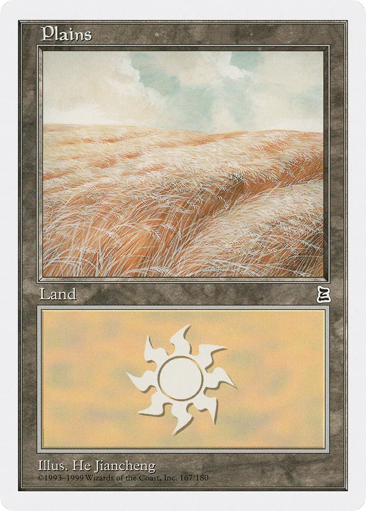 Plains — Portal Three Kingdoms — Magic: The Gathering