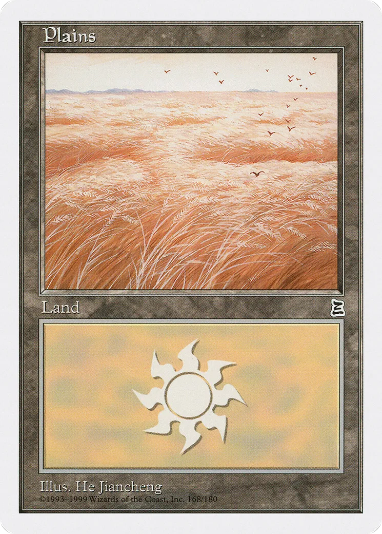 Plains — Portal Three Kingdoms — Magic: The Gathering