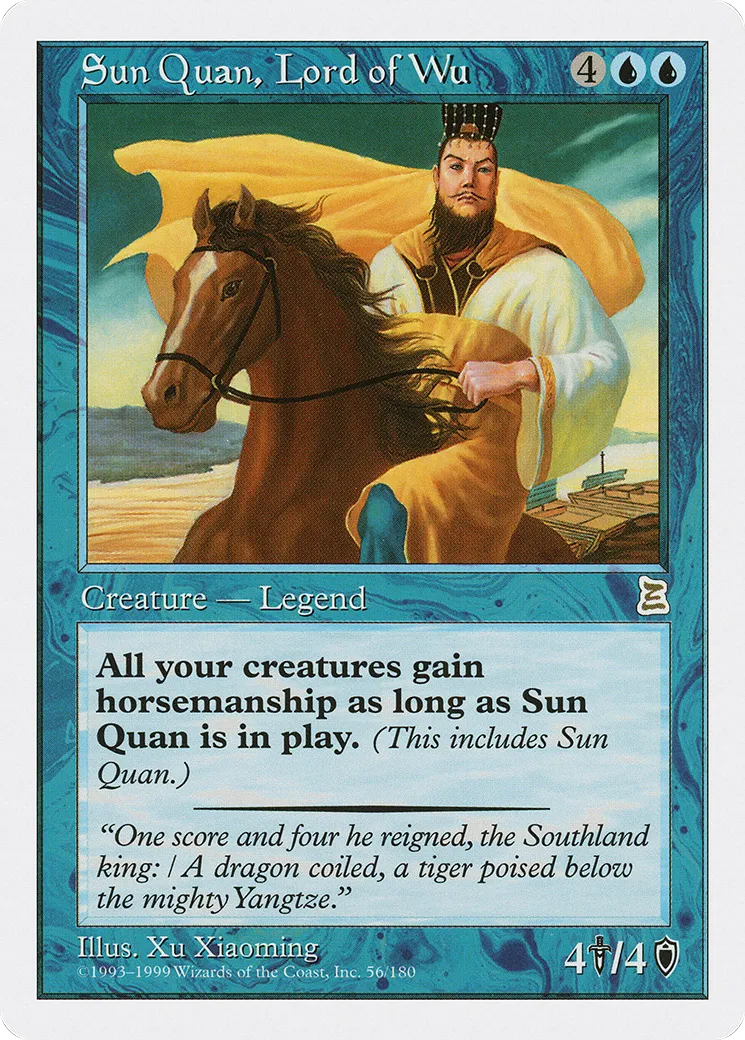 Sun Quan, Lord of Wu — Portal Three Kingdoms — Magic: The Gathering