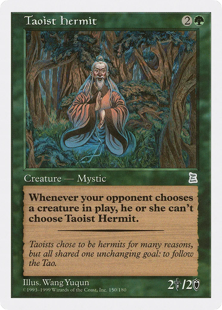 Taoist Hermit — Portal Three Kingdoms — Magic: The Gathering