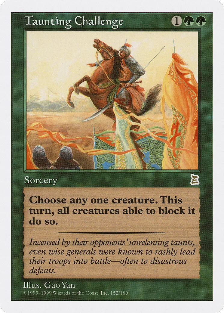 Taunting Challenge — Portal Three Kingdoms — Magic: The Gathering