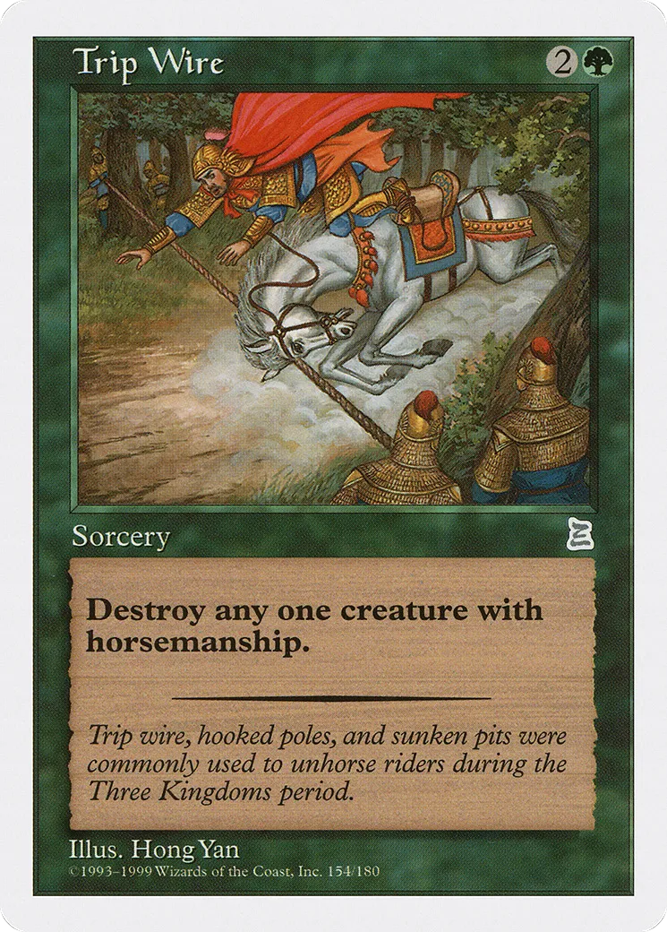 Trip Wire — Portal Three Kingdoms — Magic: The Gathering